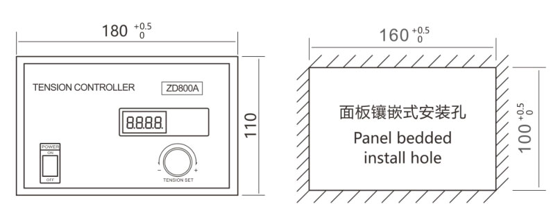 ZD800A張力控制器機(jī)械圖紙